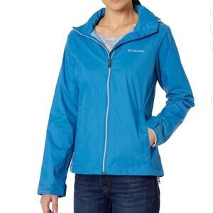 NWOT Columbia Switchback III Waterproof Teal Blue Jacket Women's Size 1X
